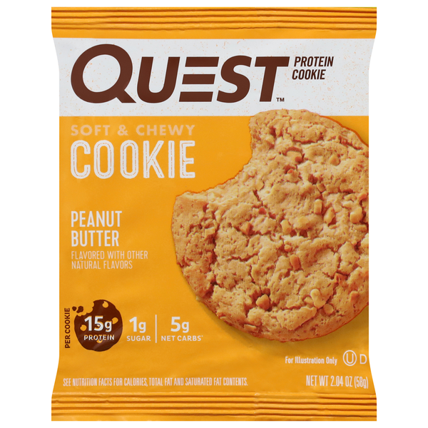 Cookies & Cakes Quest Protein Cookie, Peanut Butter, Soft & Chewy hero