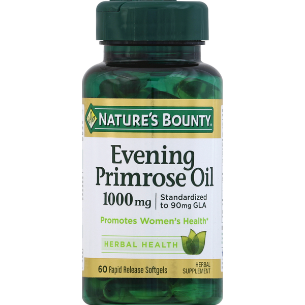 Supplements Nature's Bounty Evening Primrose Oil Rapid Release Softgels hero