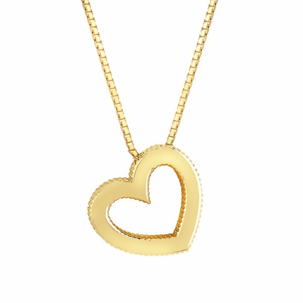 Jewelry 14kt Yellow Gold Heart Necklace hero