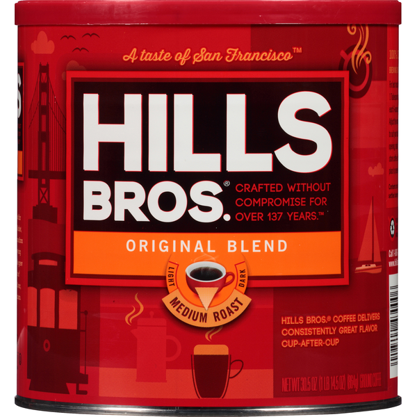 Coffee Hills Bros. Original Blend Medium Roast Ground Coffee hero