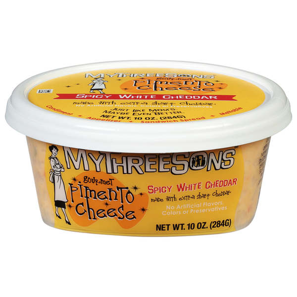 Dips & Spreads MyThreeSons Pimento Cheese, Gourmet, Spicy White Cheddar hero