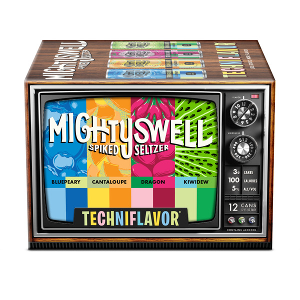 Mighty Swell Spiked Seltzer, Techniflavor hero