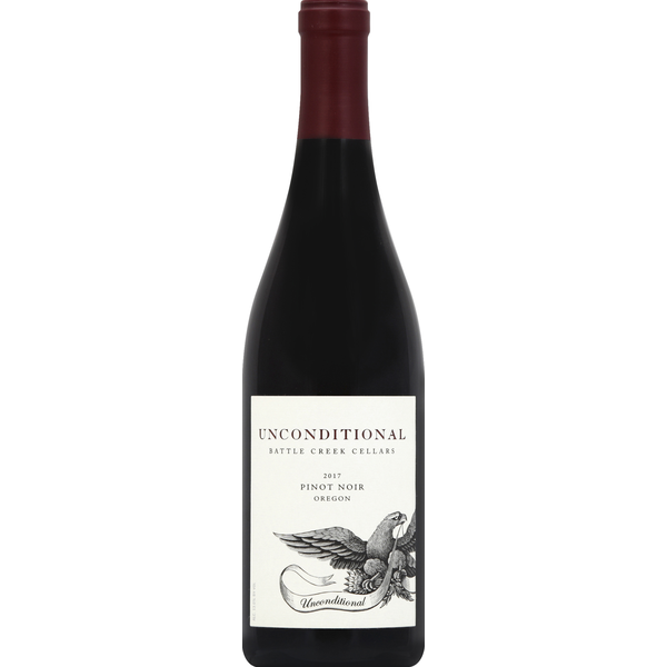 Red Wines Unconditional Battle Creek Cellars Pinot Noir hero