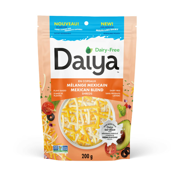 Soy & Lactose-Free Daiya Dairy Free Mexican Blend Cheese Shreds hero