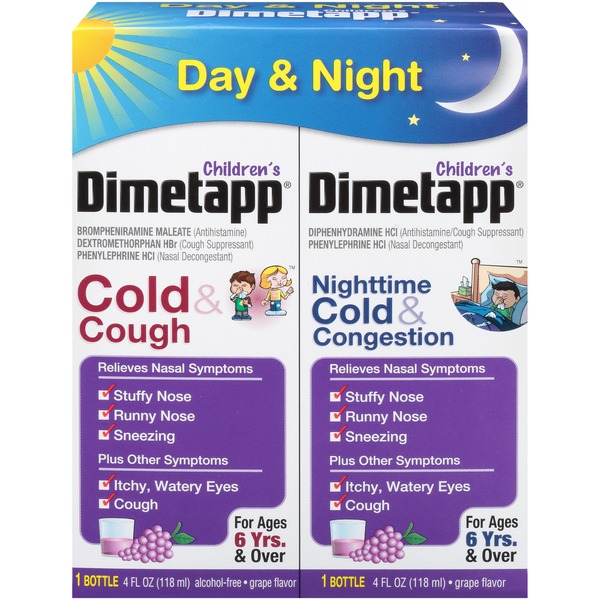 Cold, Flu & Allergy Dimetapp Children's Cold and Flu Medication hero