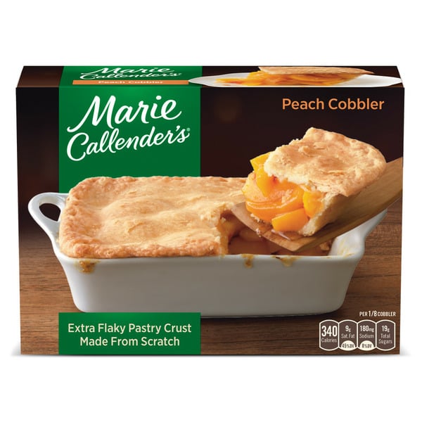 Frozen Dessert Marie Callender's Peach Cobbler Frozen Dessert hero