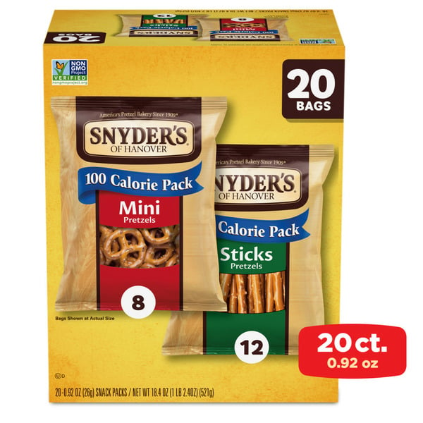 Chips & Pretzels Snyder's of Hanover Pretzel Sticks and Mini Pretzels Variety hero