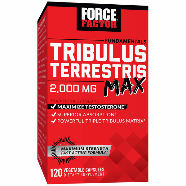 Other Supplements Force Factor 2000mg Tribulus Max Vegetarian Capsules hero