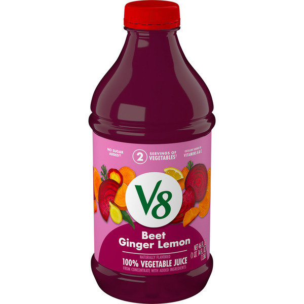 Juice & Nectars V8 Beet Ginger Lemon 100% Vegetable Juice hero