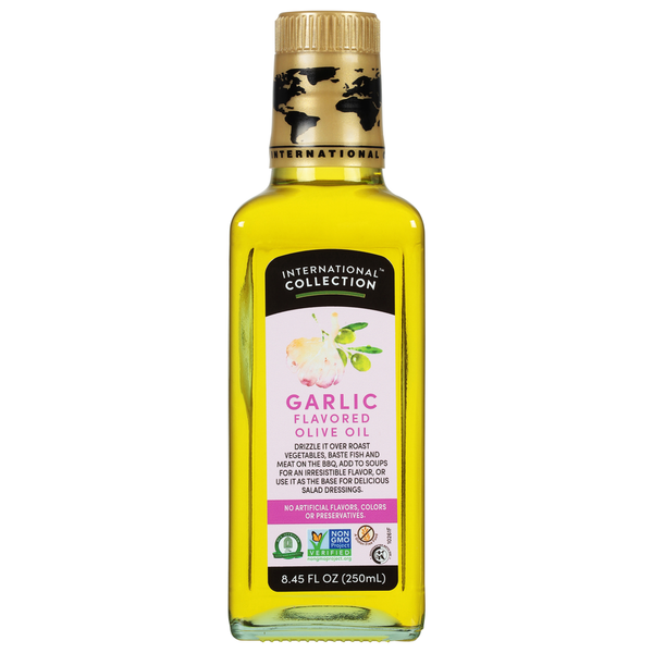 Oils & Vinegars International Collection Olive Oil, Garlic Flavored hero