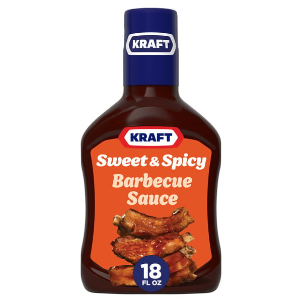 Marinades & Meat Preparation Kraft Sweet & Spicy Slow-Simmered Barbecue Sauce hero