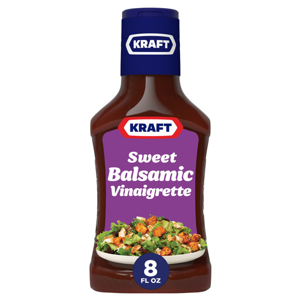 Salad Dressing & Toppings Kraft Sweet Balsamic Vinaigrette Salad Dressing hero