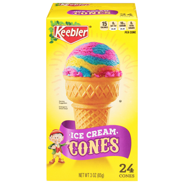 Ice Cream Toppings Keebler Cones, Ice Cream hero