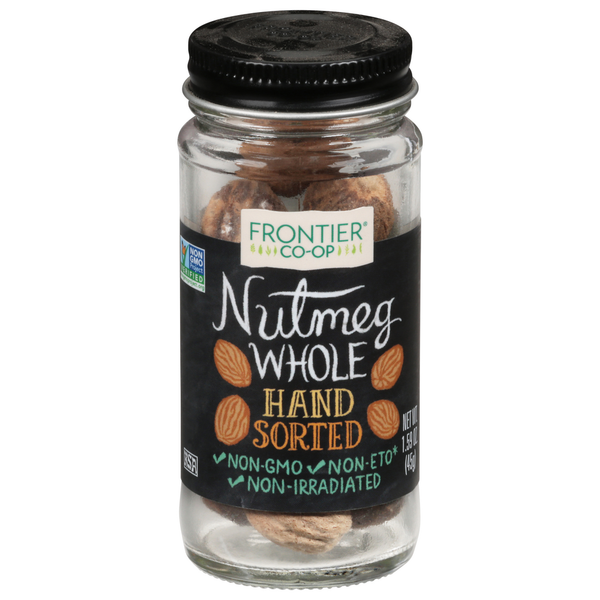 Spices & Seasoning Frontier Co-op Nutmeg, Whole, Hand Sorted hero