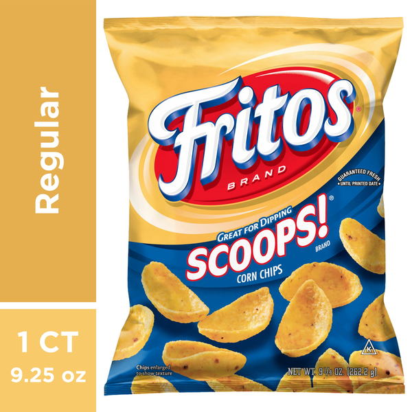 Snacks Fritos Scoops! Corn Chips hero