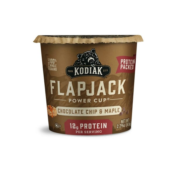 Cookies & Cakes Kodiak Chocolate Chip & Maple Flapjack in a Cup hero