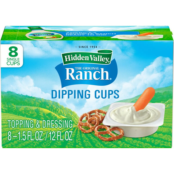 Salad Dressing & Toppings Hidden Valley Original Ranch® Salad Dressing To Go Cups hero