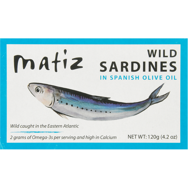 Canned Meat & Seafood Matiz Wild Sardines in Spanish Olive Oil hero