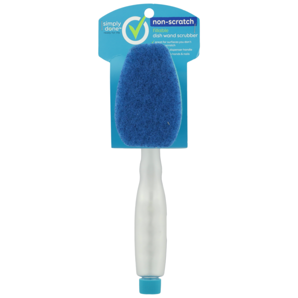 Cleaning Products Simply Done Non-Scratch Fillable Dish Wand Scrubber hero