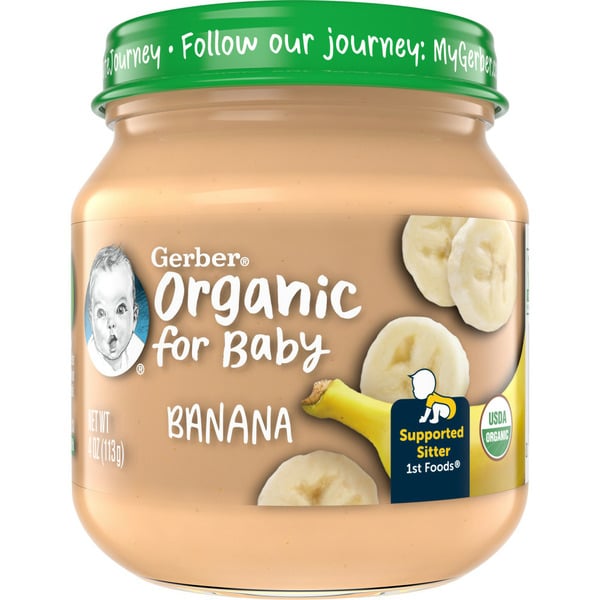 Baby Food & Formula Gerber Baby Food Banana Jar hero