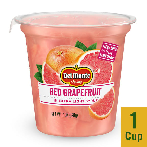 Packaged Vegetables & Fruits Del Monte Red Grapefruit FRUIT CUP Snacks hero