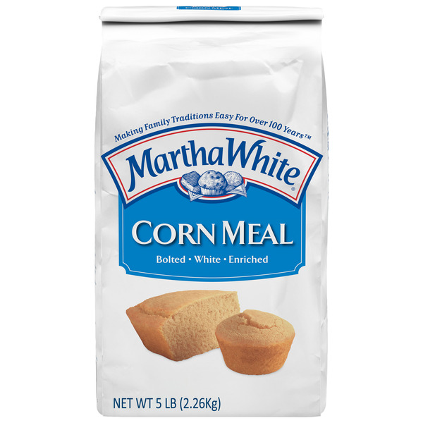 Doughs, Gelatins & Bake Mixes Martha White , White Corn Meal hero