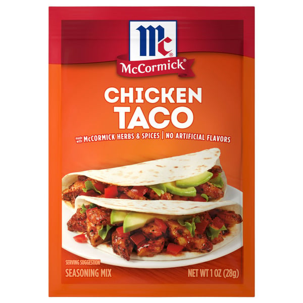 Instant Foods McCormick® Chicken Taco Seasoning Mix hero