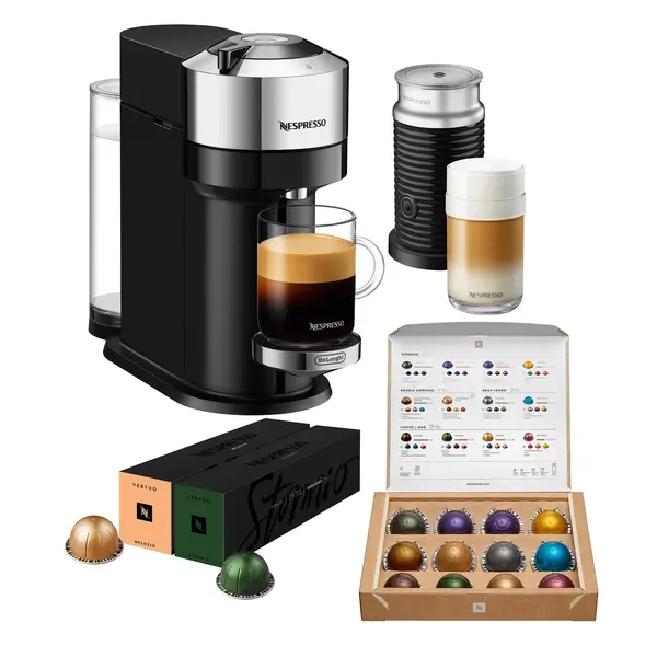 Costco Nespresso Vertuo Next Deluxe Coffee Espresso Maker Chrome