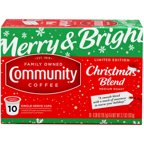 Coffee Community Coffee Christmas Blend Coffee Pods for Keurig K-cups hero