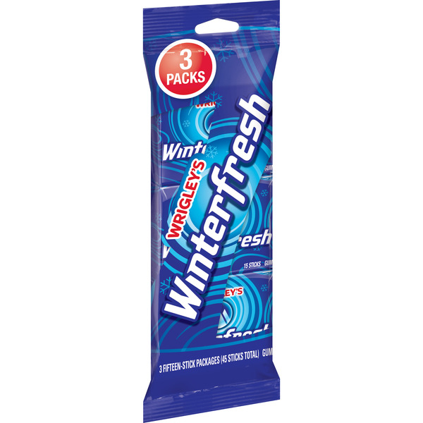 Mint & Gum Wrigley Chewing Gum Bulk Pack  15 Stick Pack of 3 hero