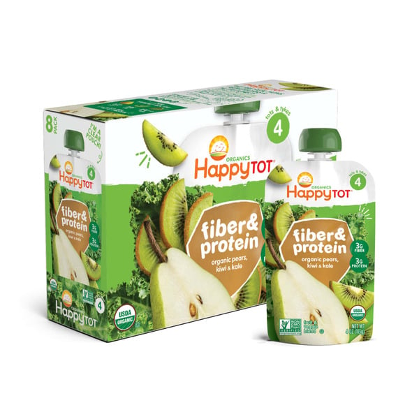 Baby Food & Formula Happy Tot Organics Stage 4 Organic Pears, Kiwi & Kale Pouch hero