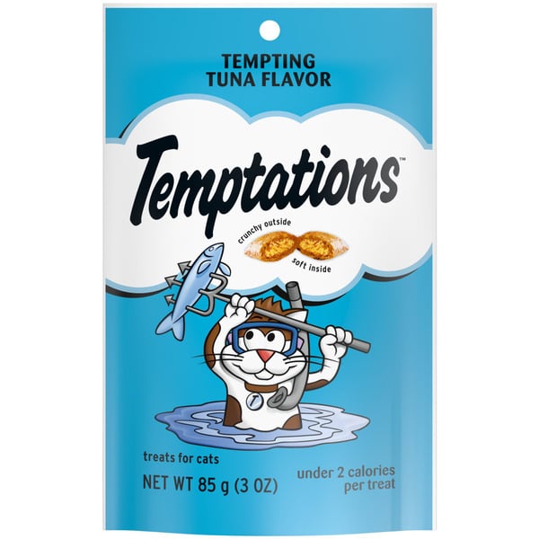 Cat Food & Care TEMPTATIONS Classic Treats for Cats Tempting Tuna Flavor hero