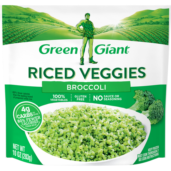 Frozen Vegetables Green Giant Riced Veggies Broccoli hero