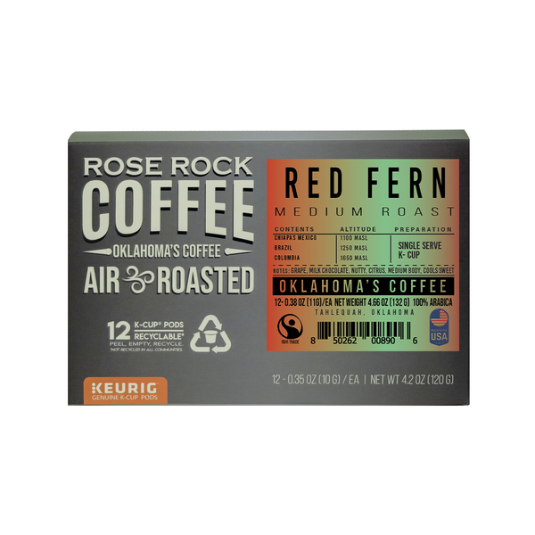 Coffee Rose Rock Coffee Red Fern - Single Serve Cups hero