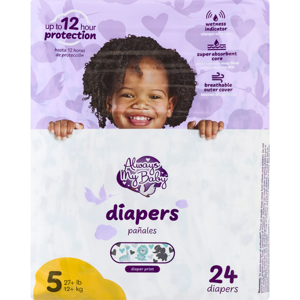 Diapers & Wipes Always My Baby Diapers Size 5 hero