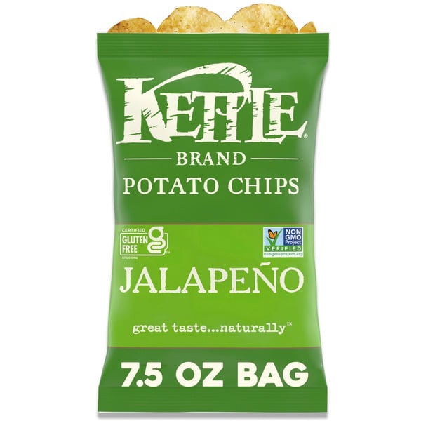 Kettle Brand Jalapeno Kettle Potato Chips hero