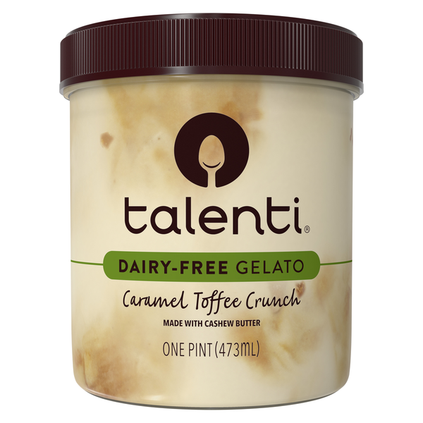 Ice Cream & Ice Talenti Dairy-Free Gelato Caramel Toffee Crunch hero