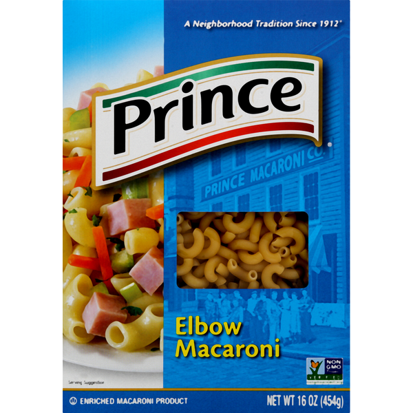 Dry Pasta Prince Elbow Macaroni hero