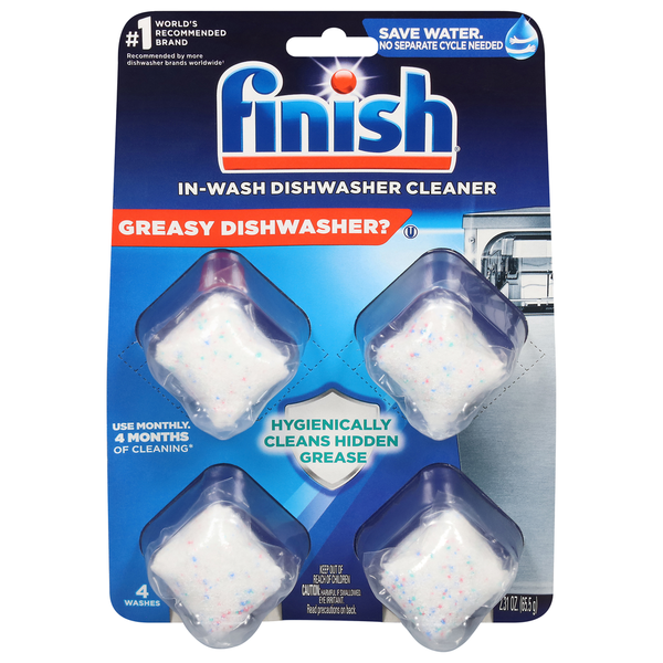 Finish Dishwasher Cleaner, In-Wash hero