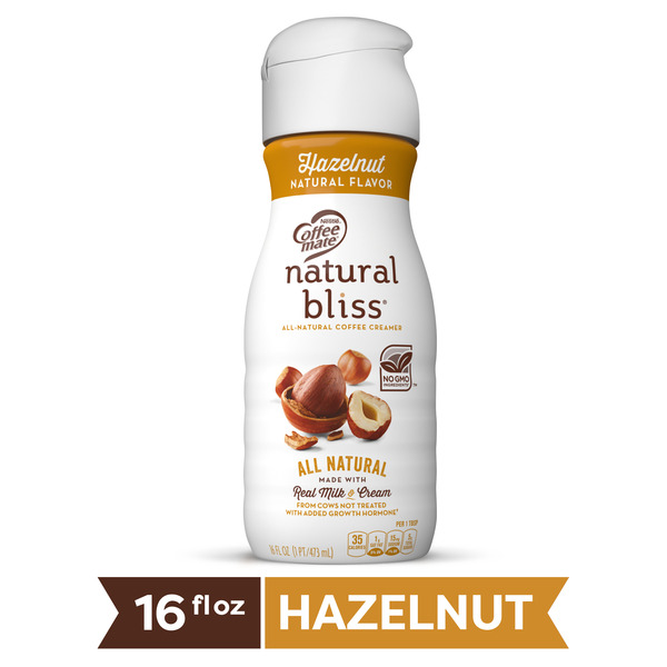 Cream Coffee mate Natural Bliss Hazelnut Coffee Creamer hero