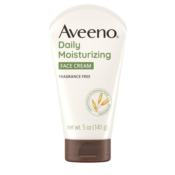 Aveeno Daily Moisturizing Face Cream For Dry Skin, Prebiotic Oat hero