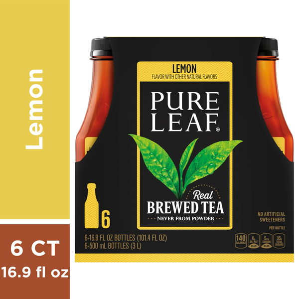 Refrigerated Pure Leaf Brewed Tea, Lemon hero