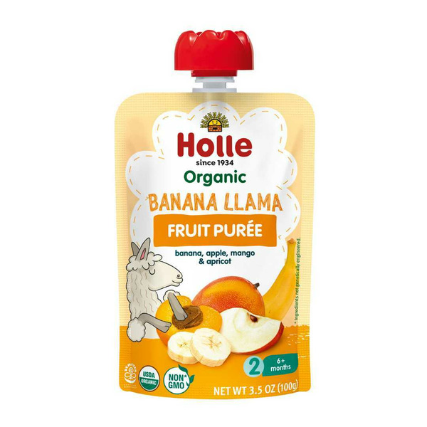 Holle Organic Fruit Puree - Banana Llama hero