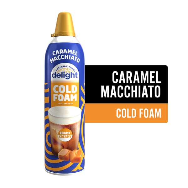 International Delight Caramel Macchiato Cold Foam, hero