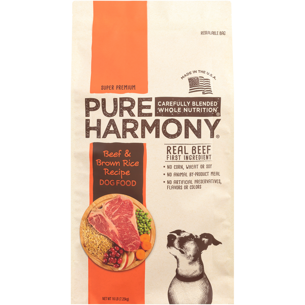 Dog Food & Care Pure Harmony Super Premium Beef & Brown Rice Recipe Dog Food hero