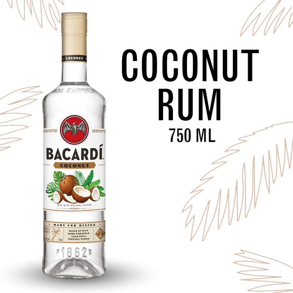 Spirits Bacardí® Coconut Rum, Gluten Free hero