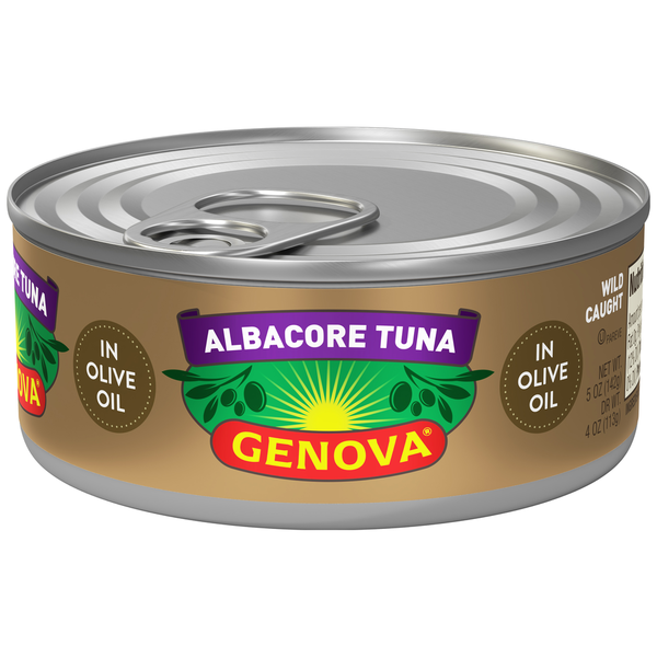 Canned Meat & Seafood Genova Tonno Solid White Tuna in Olive Oil hero