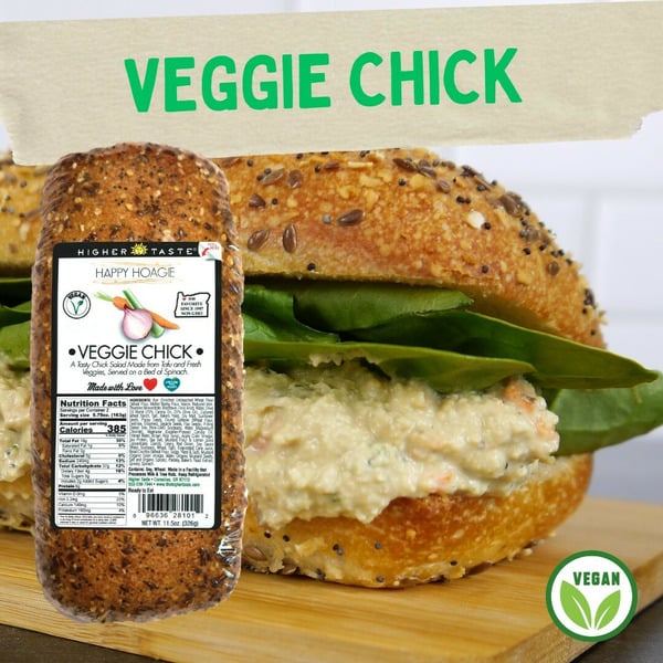 Prepared Meals Higher Taste Veggie Chick Happy Hoagie hero