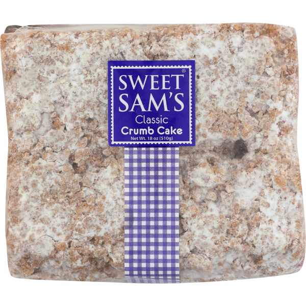 Sweet Sam’s 4- Pc Classic Crumb Cake hero