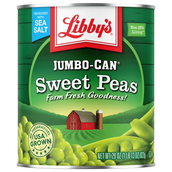 Canned & Jarred Vegetables Libby's Sweet Peas hero